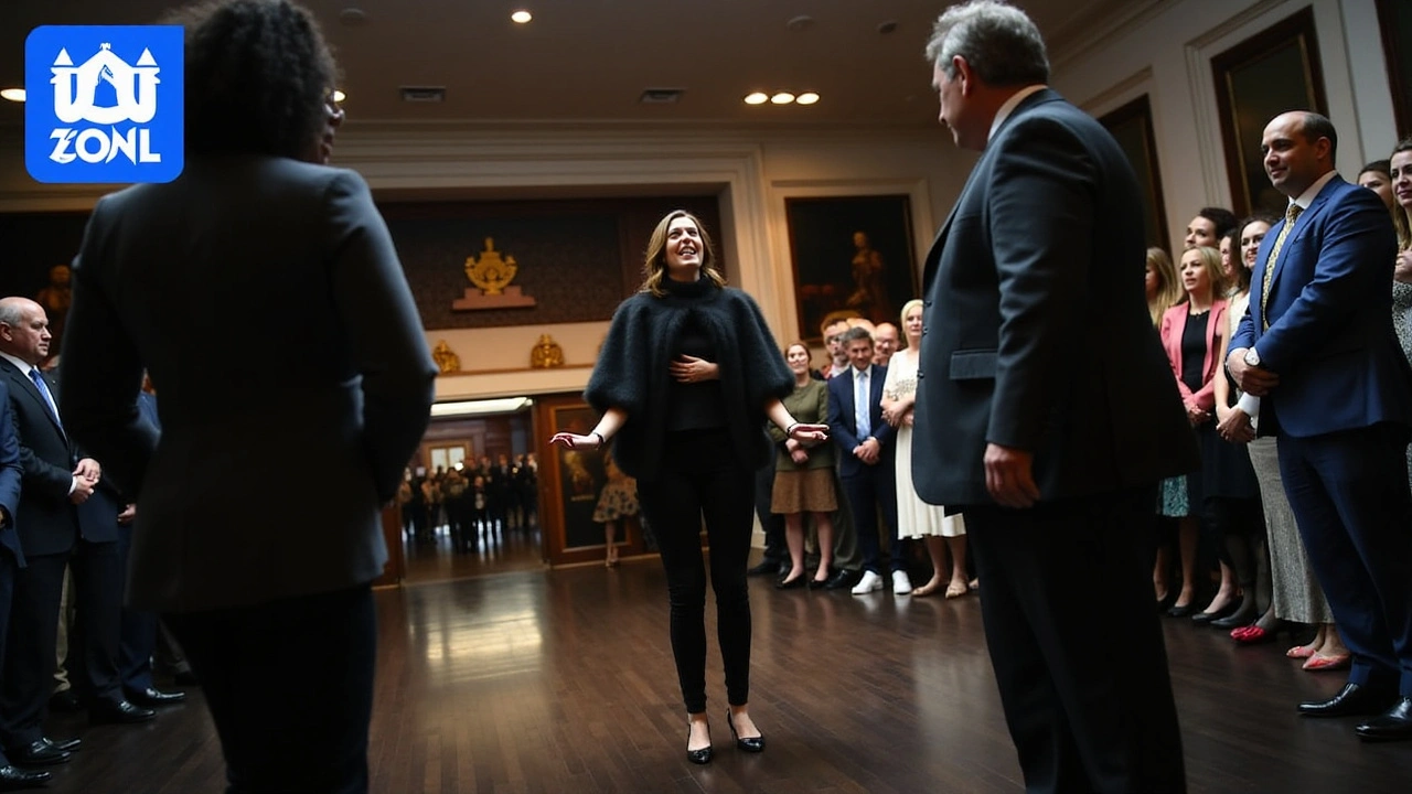 Senator Lidia Thorpe Disrupts Royal Event at Australian Parliament Demanding Aboriginal Rights